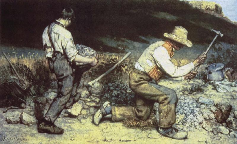 Gustave Courbet Quarrying china oil painting image